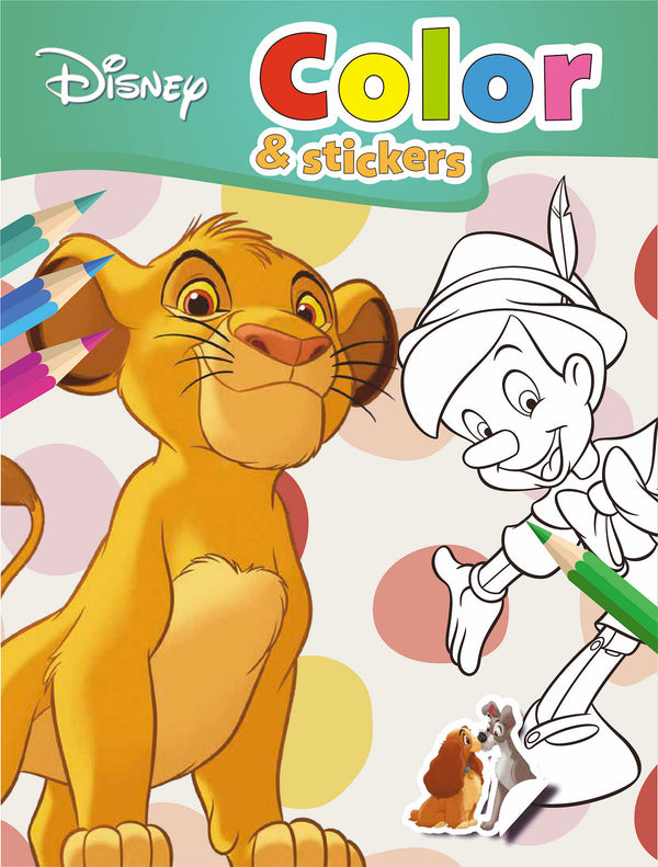 Walt Disney Color en Stickers Filmstars