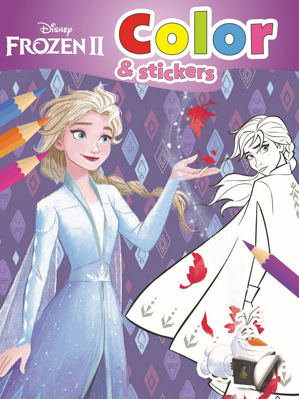 Walt Disney Color en Stickers Frozen 2