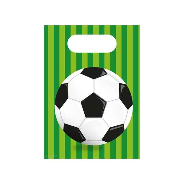 Voetbal Uitdeelzakjes 6 Stuks
