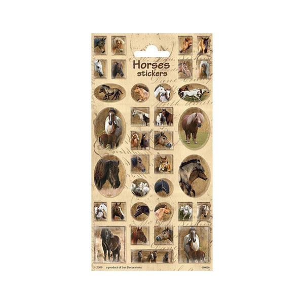 Paarden Stickervel Doos 10 Stuks
