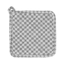 LM Pannenlap 20x20cm - grijze ruit
