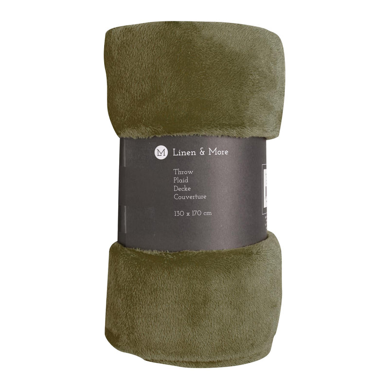 Plaid Marmaris 130x170cm - Khaki