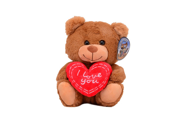 Pluche beer met hart - I Love You +/- 25cm