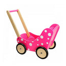 Simply for Kids Houten Poppenwagen Stippeltje Roze