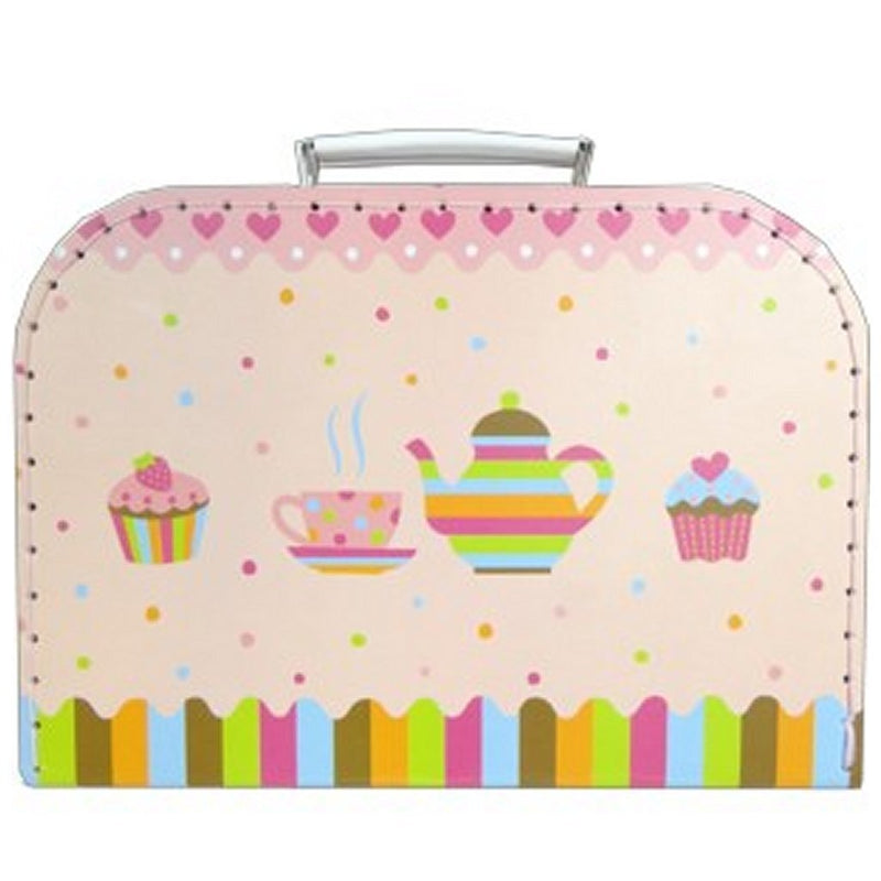 Simply for Kids Porseleinen Theeservies Cupcake met Koffertje
