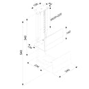 Newstar CPU-D200BLACK PC Bureausteun Zwart