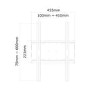 Newstar PLASMA-WP100 Flatscreen Wandsteun Zwart