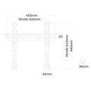 Newstar PLASMAW040ZWART Wandsteun Zwart