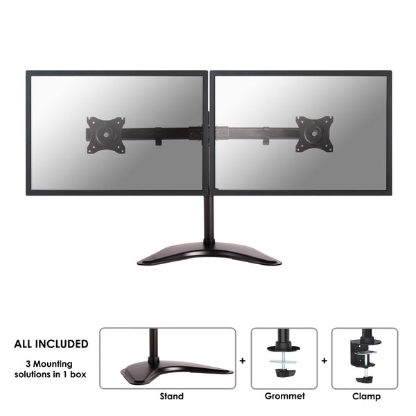 Newstar NM-D335DBLACK Flatscreen Bureausteun Zwart