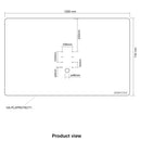 Newstar NS-PLXPROTECT1 Transparant Scherm