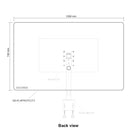 Newstar NS-PLXPROTECT1 Transparant Scherm