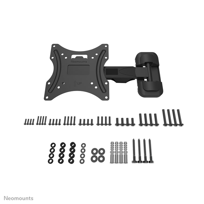 Neomounts WL40-540BL12 Full Motion Wandsteun voor Schermen tot 55 Inch Zwart