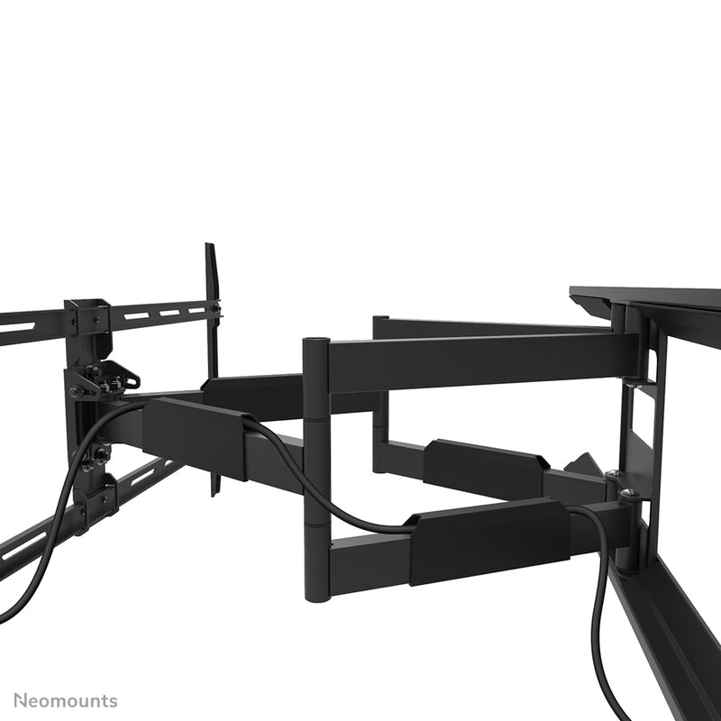 Neomounts WL40-550BL18 Full Motion Wandsteun voor Schermen tot 75 Inch Zwart
