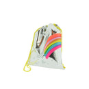 Funtastic Regenboog Sporttas Zilver