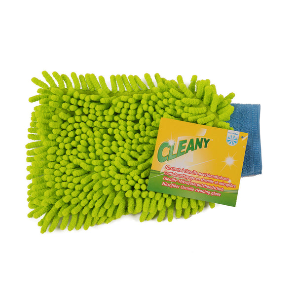 Cleany Microvezel poetshandschoen Chenille