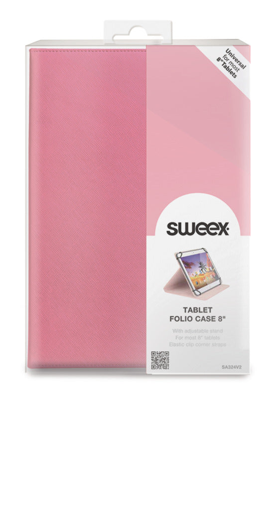 Sweex SA324V2 Tablet Folio Case 8" Pink