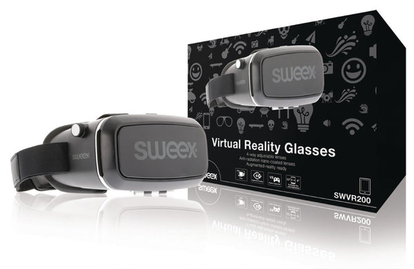 Sweex SWVR200 Virtual Reality-bril Zwart/zilver