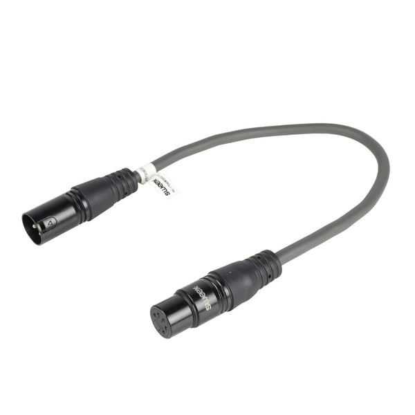 Sweex SWOP15730E03 Xlr Digitale Kabel Xlr 3-pins Male - Xlr 5-pins Female 0.30 M Donkergrijs