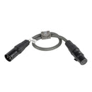 Sweex SWOP15730E03 Xlr Digitale Kabel Xlr 3-pins Male - Xlr 5-pins Female 0.30 M Donkergrijs