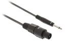 Sweex SWOP16200E50 Luidsprekerkabel Speaker 2-pins Female - 6.35 Mm Male 5.0 M Donkergrijs