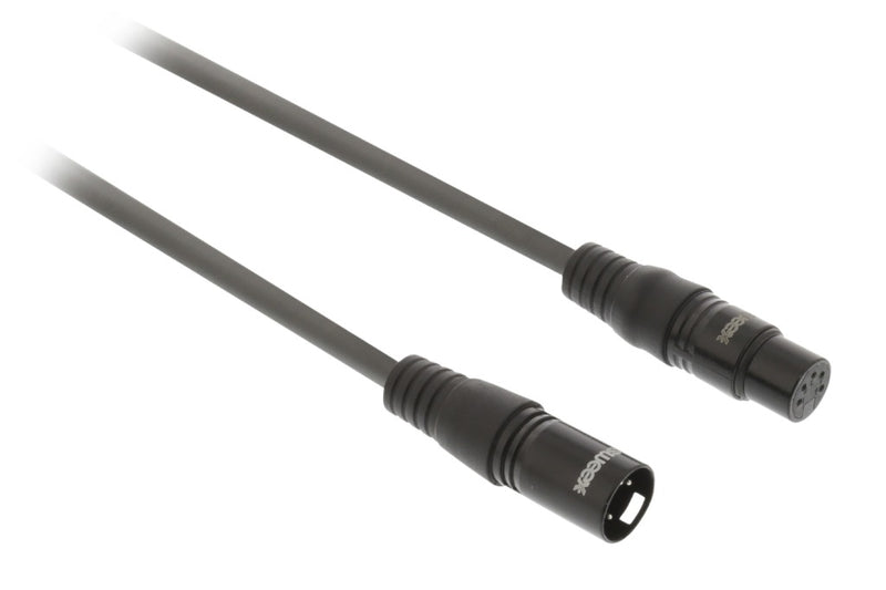 Sweex SWOP15500E15 Xlr Digitale Kabel Xlr 5-pins Male - Xlr 5-pins Female 1.5 M Donkergrijs