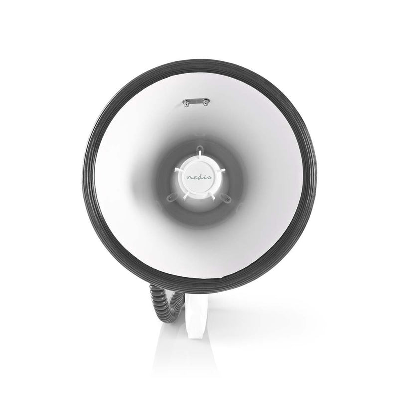 Nedis MEPH200WT Megafoon 25 W Bereik Van 1500 M Afneembare Microfoon Wit/blauw