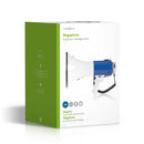 Nedis MEPH200WT Megafoon 25 W Bereik Van 1500 M Afneembare Microfoon Wit/blauw