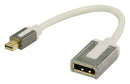 Profigold Prom221 Mini Displayport-adapter Mini Displayport Male - Displayport Female 0,20 M Wit