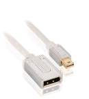 Profigold Prom221 Mini Displayport-adapter Mini Displayport Male - Displayport Female 0,20 M Wit