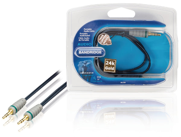 Bandridge  BAL3300 Audiokabel voor Draagbaar Apparaat 0.5 M