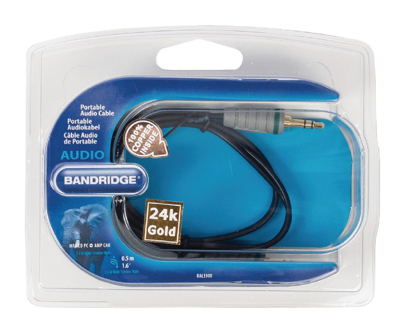 Bandridge  BAL3300 Audiokabel voor Draagbaar Apparaat 0.5 M