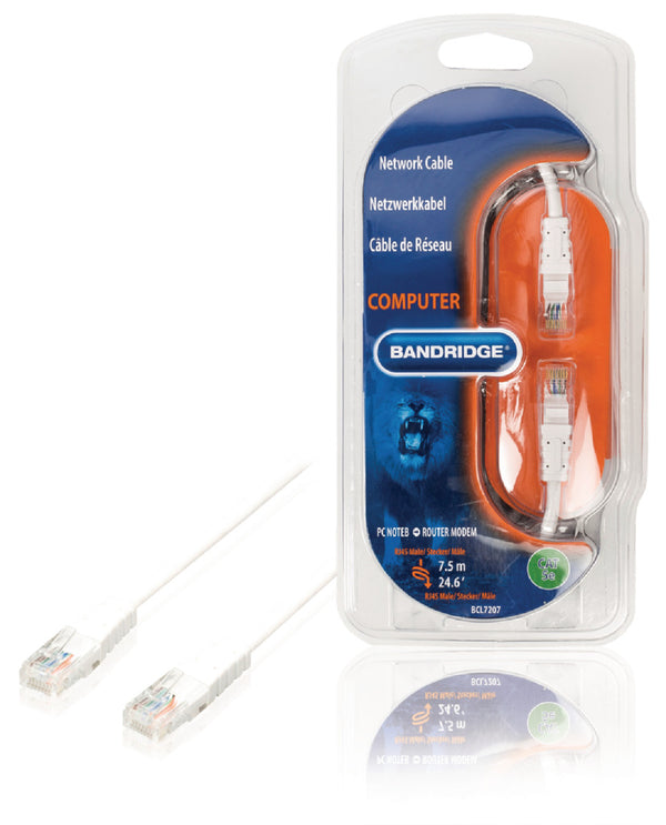 Bandridge BCL7207 Multimedia Netwerk Kabel 7.5 M