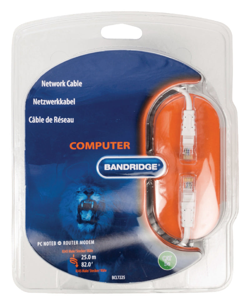 Bandridge BCL7225 Multimedia Netwerk Kabel 25.0 M