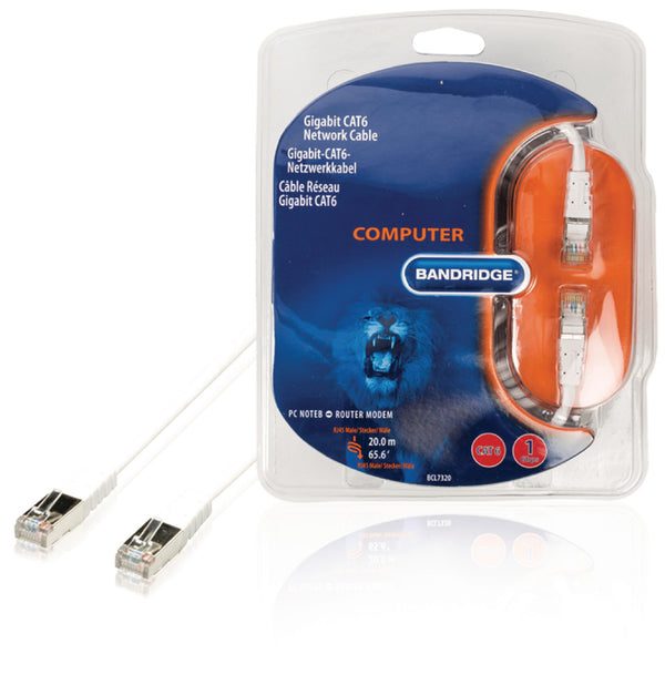Bandridge BCL7320 Multimedia-netwerkkabel Cat6 20.0 M