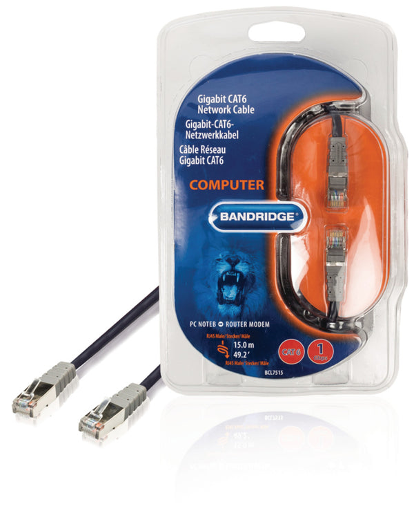 Bandridge BCL7515 Multimedia-netwerkkabel Cat6 15.0 M