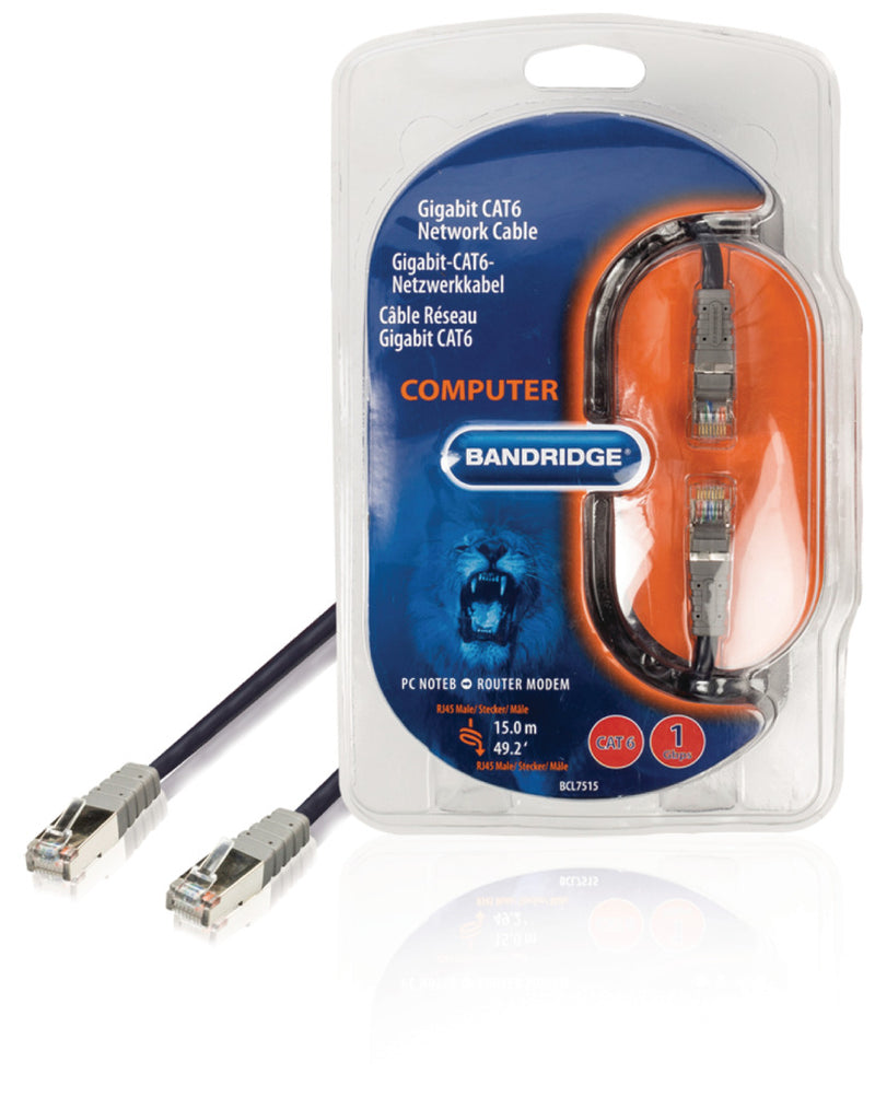 Bandridge BCL7515 Multimedia-netwerkkabel Cat6 15.0 M