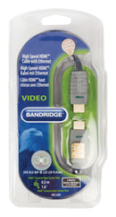 Bandridge BVL1600 Hdmi-hogesnelheidskabel met Ethernet 0.5 M