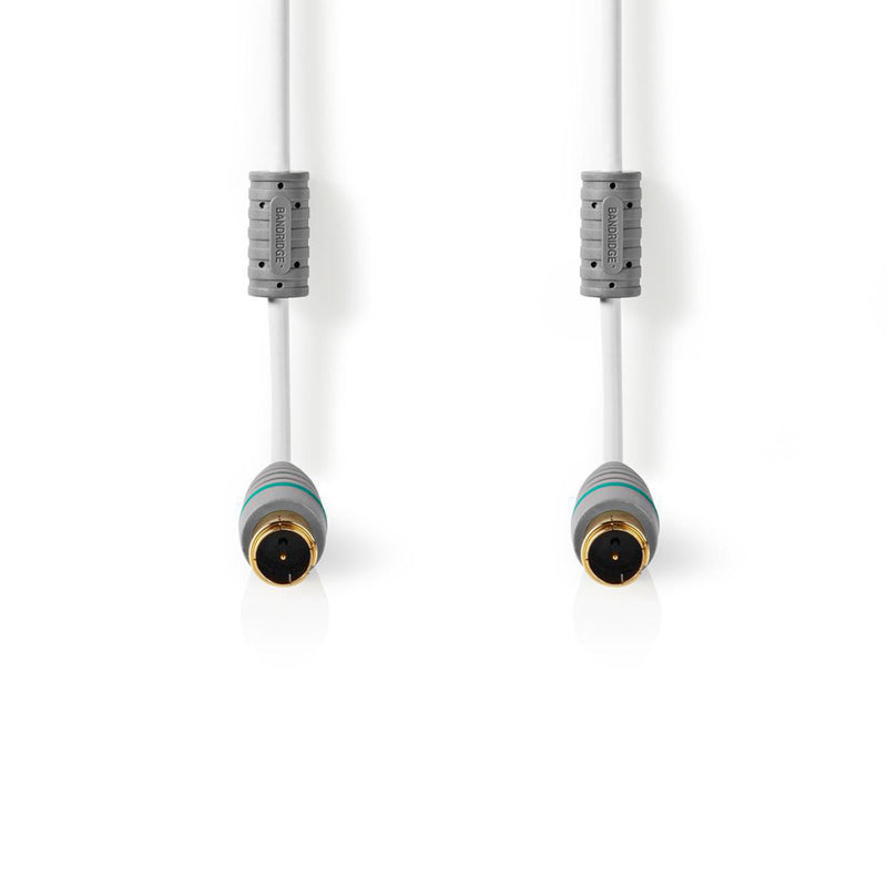 Bandridge BVL9303 Antennekabel F-male Quick - F-male Quick 3.00 M Wit
