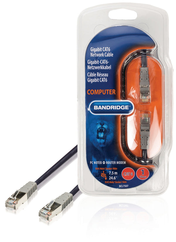 Bandridge BCL7507 Multimedia-netwerkkabel Cat6 7.5 M