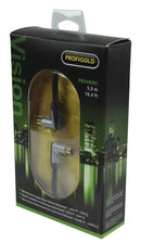 Profigold Prov8805 Coaxkabel Male Gehoekt - Female Gehoekt 5,00 M Zwart