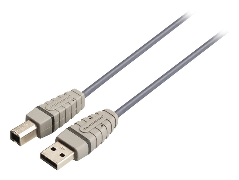 Bandridge BCL4101 Usb 2.0 Kabel A Male - B Male Rond 1.00 M Blauw