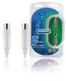 Bandridge BVL8805 100 Db Coaxkabel Coax Male (iec) - Coax Female (iec) 5.00 M Wit