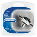 Bandridge BVP425 Coax Adapter 2x Coaxconnector Male (iec) - Coax Female (iec) Zilver