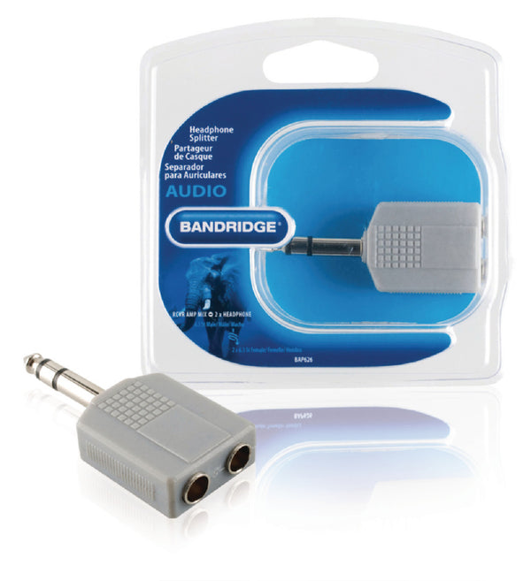 Bandridge Bap626 Hoofdtelefoonsplitter