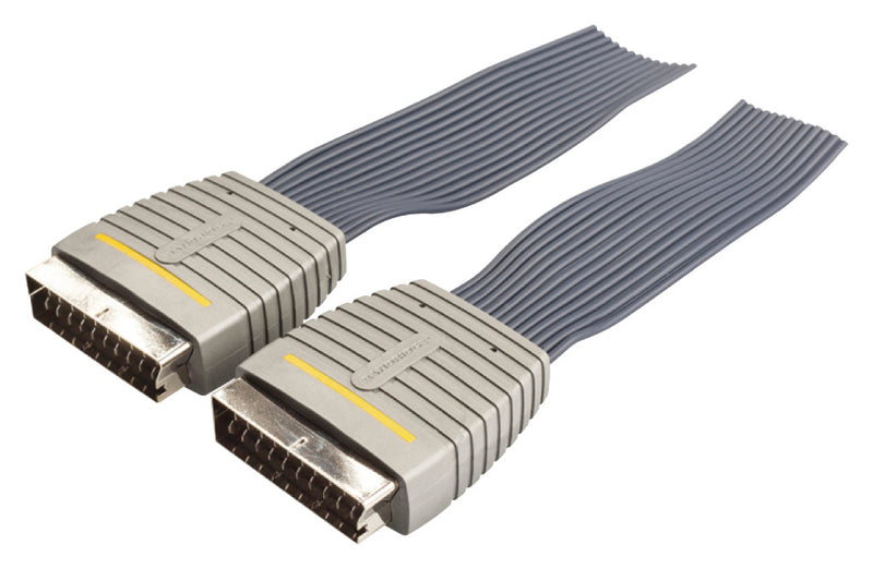 Bandridge Bvl7305 Platte Scart Audio Video Kabel 5.0 M