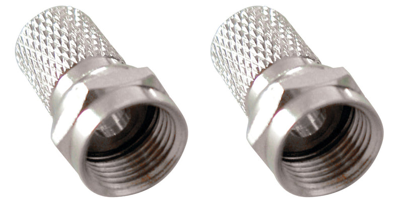 Bandridge BPP370 F-connector Male Metaal Zilver