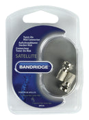 Bandridge BPP370 F-connector Male Metaal Zilver