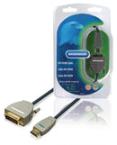 Bandridge BVL1105 High Speed Hdmi Kabel Hdmi-connector - Dvi-d 24+1-pins Male 5.00 M Blauw
