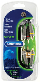 Bandridge Bvl5310 Stereo Video Kabel 10.0 M