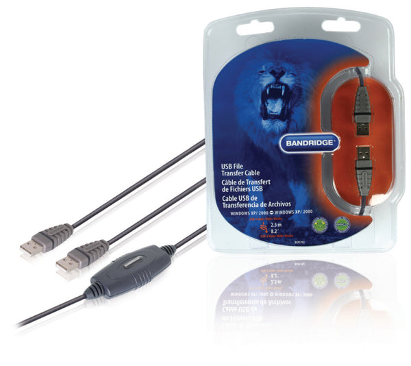 Bandridge Bcp5702 Usb Bestandsoverdracht Kabel 2.5 M